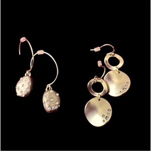 Vintage Kenneth Cole pave earrings set